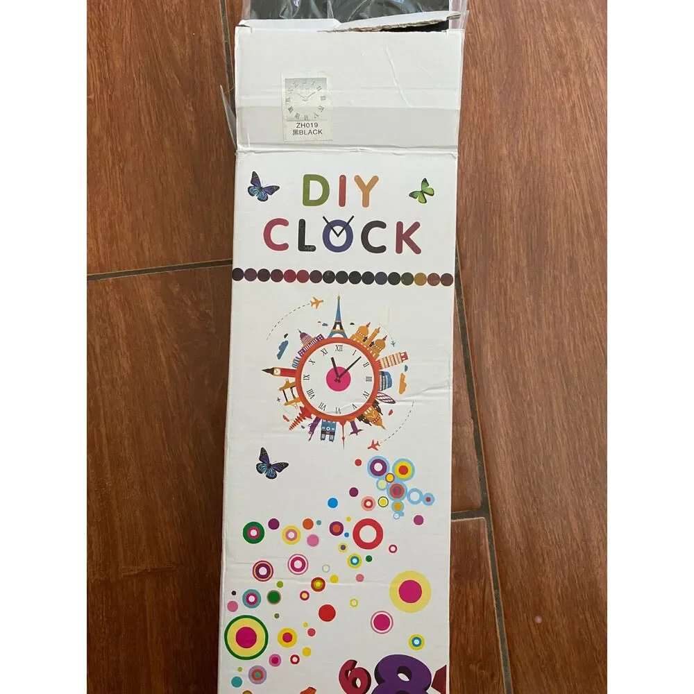 3d Luminous Real Big Wall Clock Rushed Mirror Sticker Watches Diy Black